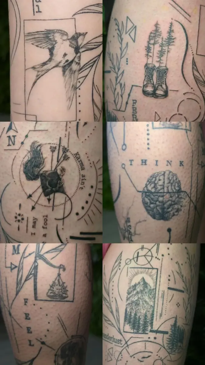Concept Art Tattoo von Ely Elumy
